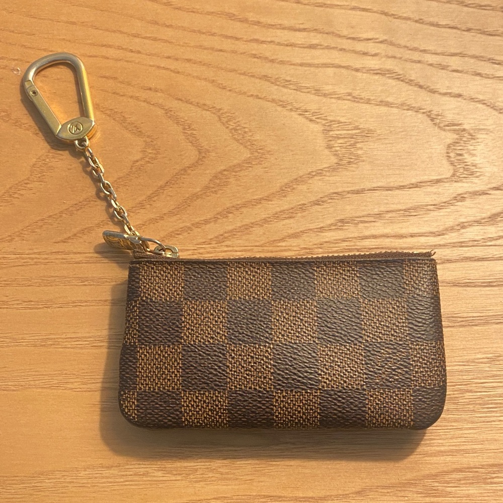 Louis Vuitton Checkered Brown Key Pouch